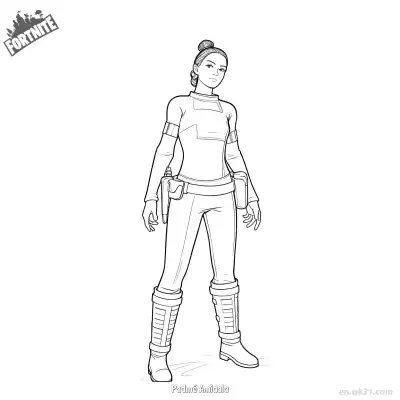 Free printable Padmé Amidala 02 Coloring Page - Free PDF Printable Fortnite Coloring Sheets coloring page